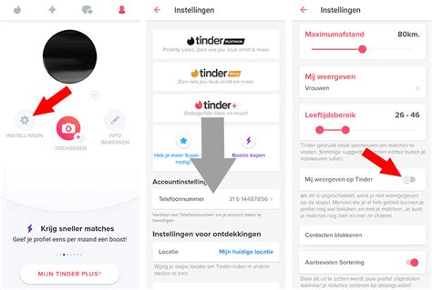 account verbergen tinder|Je Tinder